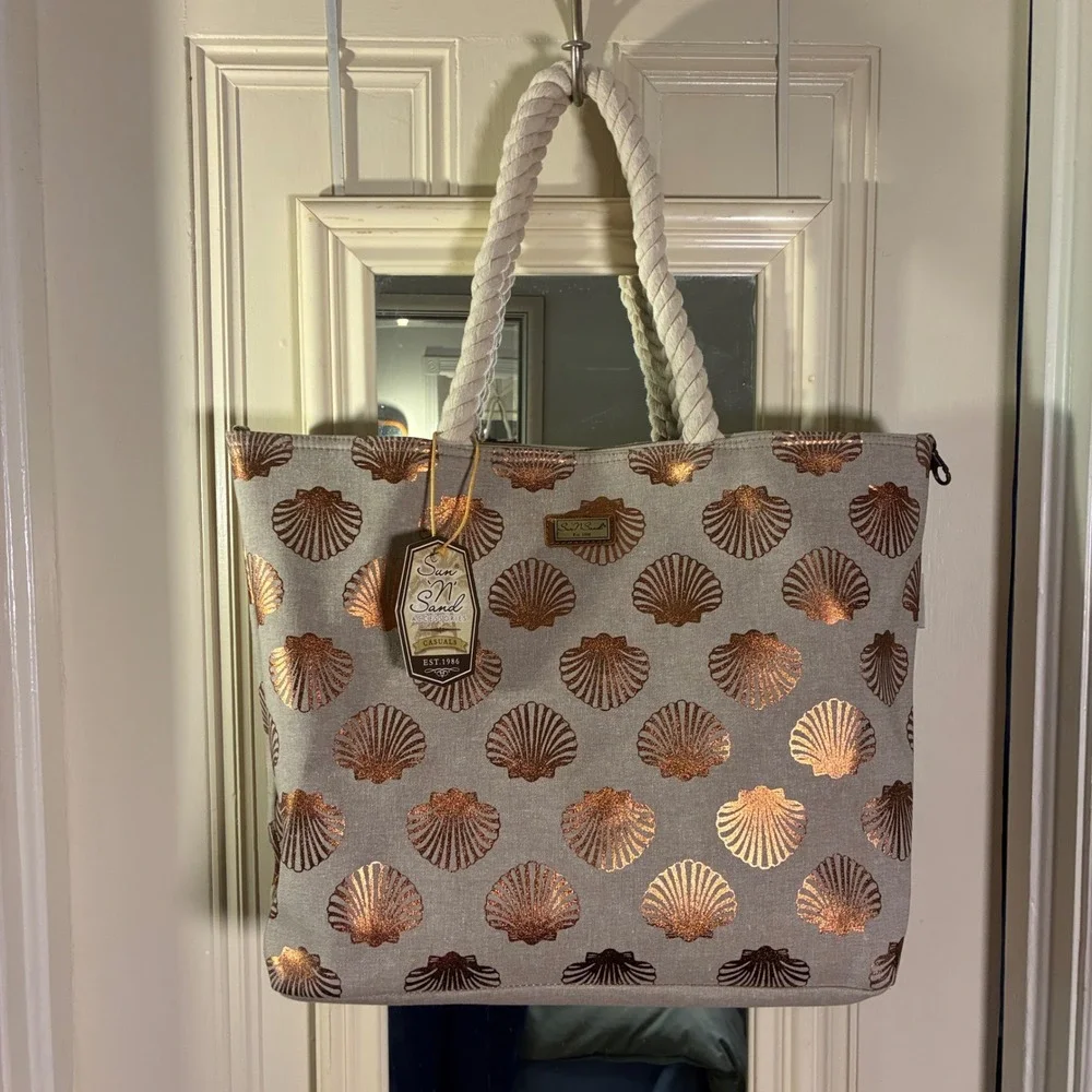 Sun'N'Sand Beach Bag NEW WITH TAG Coastal Vacation Resort Cruise Summer Travel